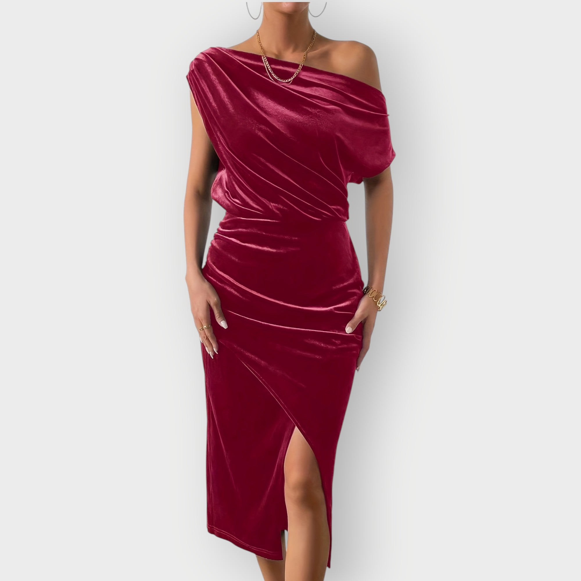 Women's Off-Shoulder Midi Dress