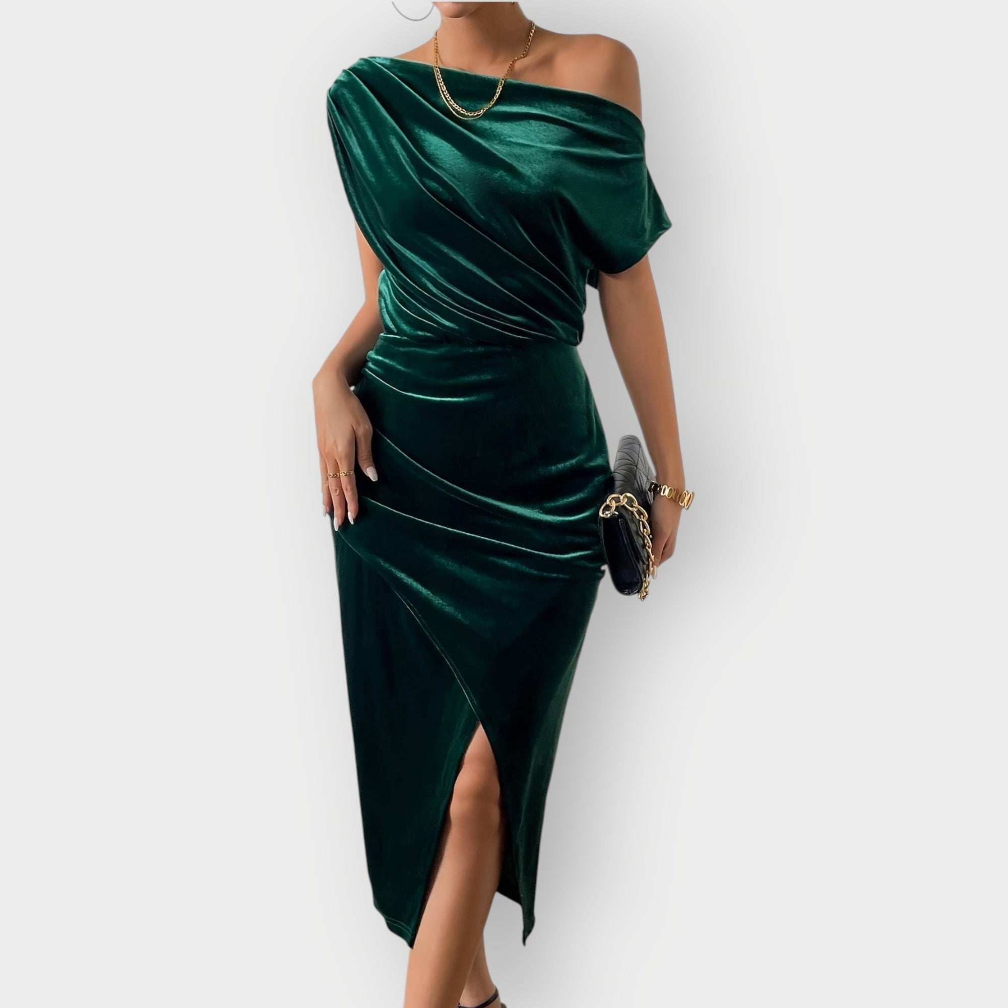 Women's Off-Shoulder Midi Dress