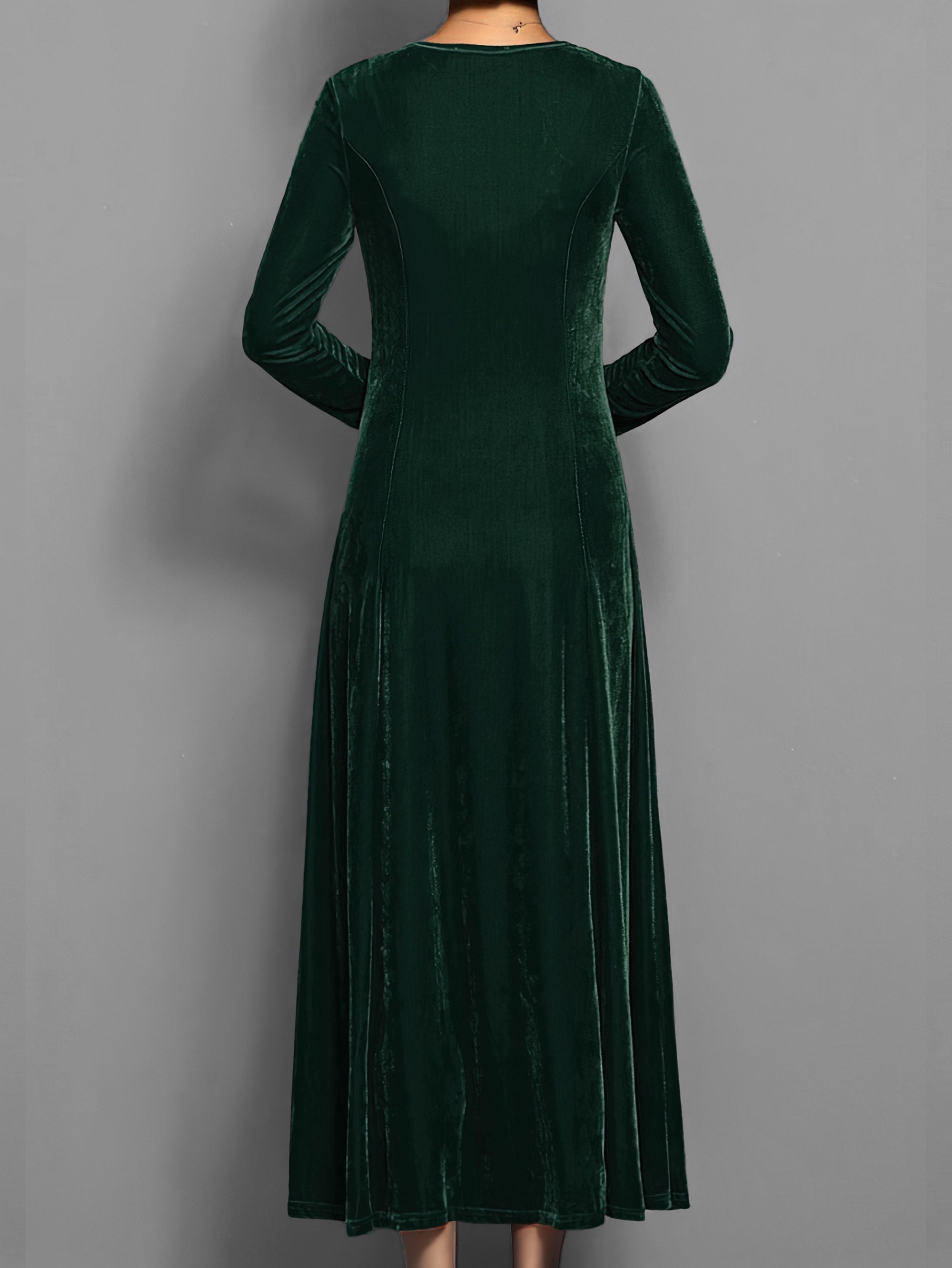 Women's Soft Velvet Dress