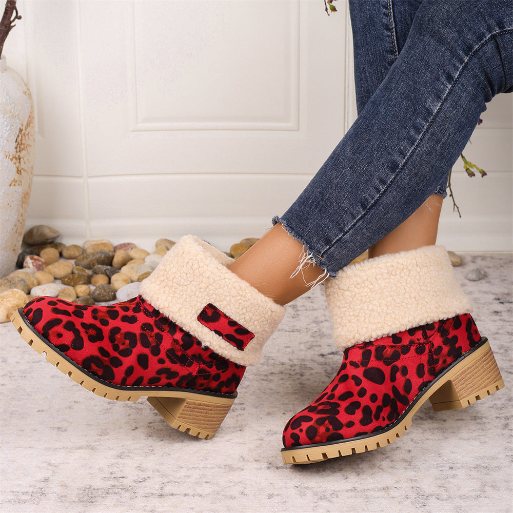 Women's Soft Waterproof Wool Lining Boots
