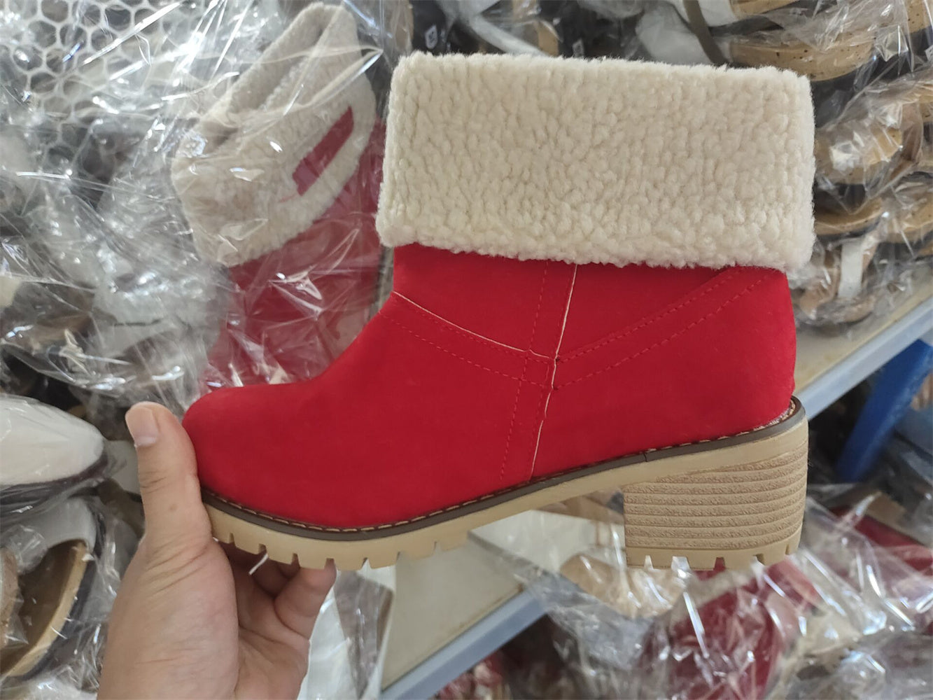 Women's Soft Waterproof Wool Lining Boots