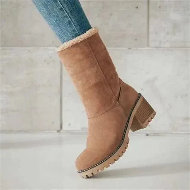 Women's Mid-Calf Wool Boots