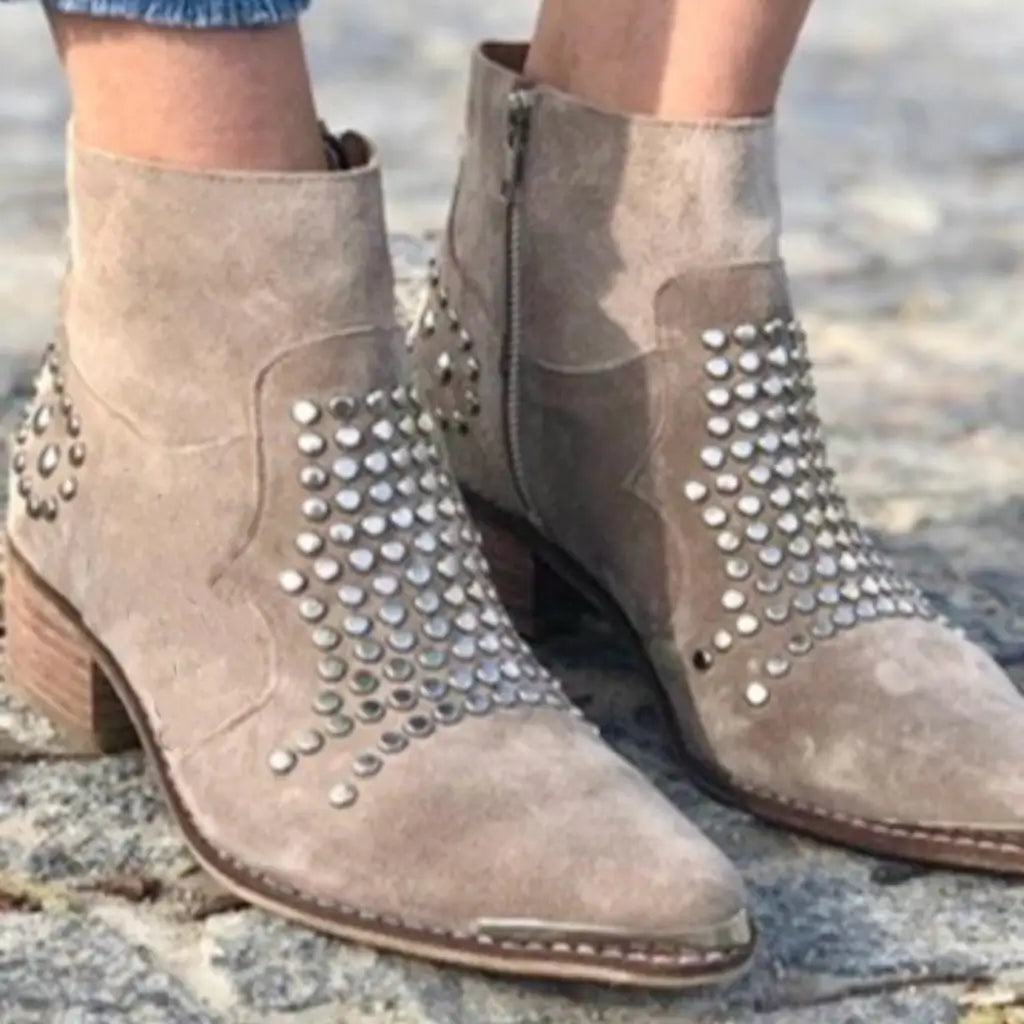 Women's Studded Edge Boots