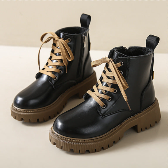 Women's Fleece Lined Combat Boots