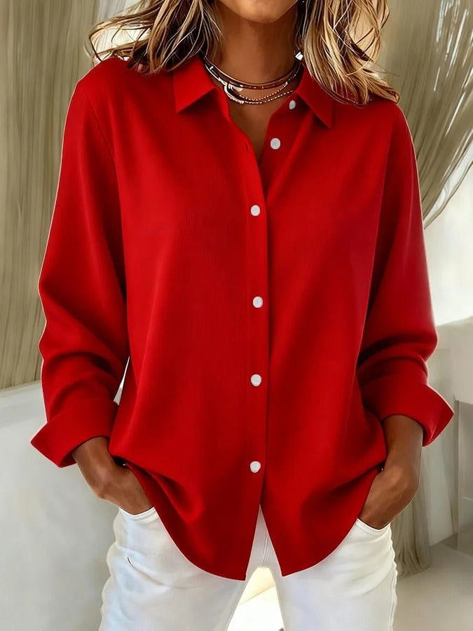 Women's Elegant Button Blouse