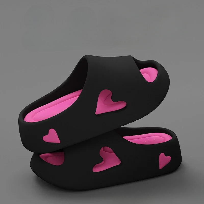 Women's Heavenly Soft Flip Flops with Legendary Heart Shape