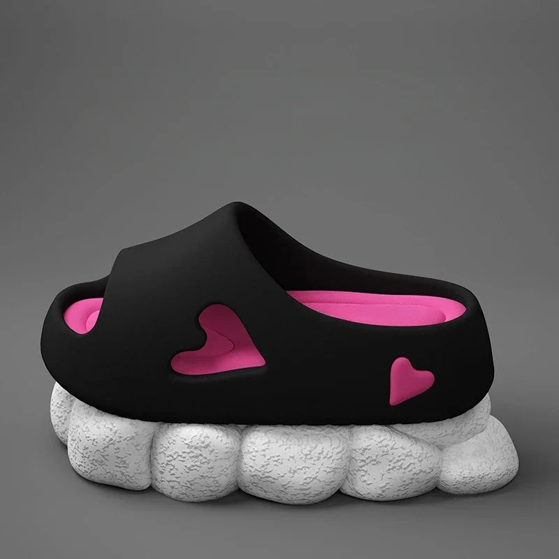Women's Heavenly Soft Flip Flops with Legendary Heart Shape