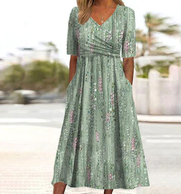 Women's Elegant Floral Summer Dress