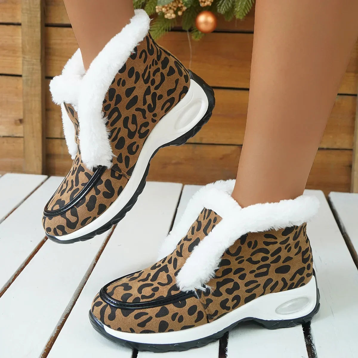 Women's Leather Casual Ankle Boots