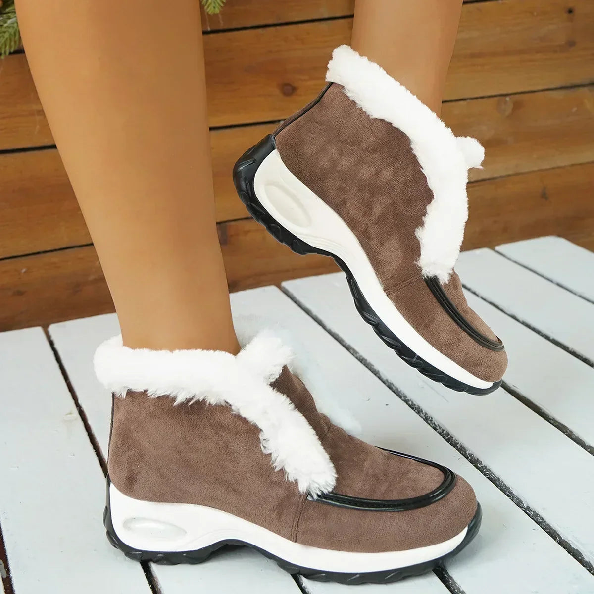 Women's Leather Casual Ankle Boots