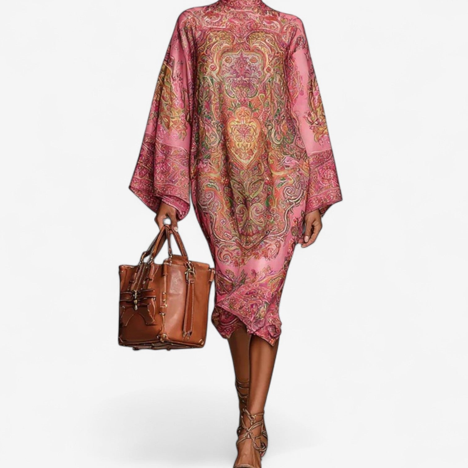 Women's Printed Caftan Dress