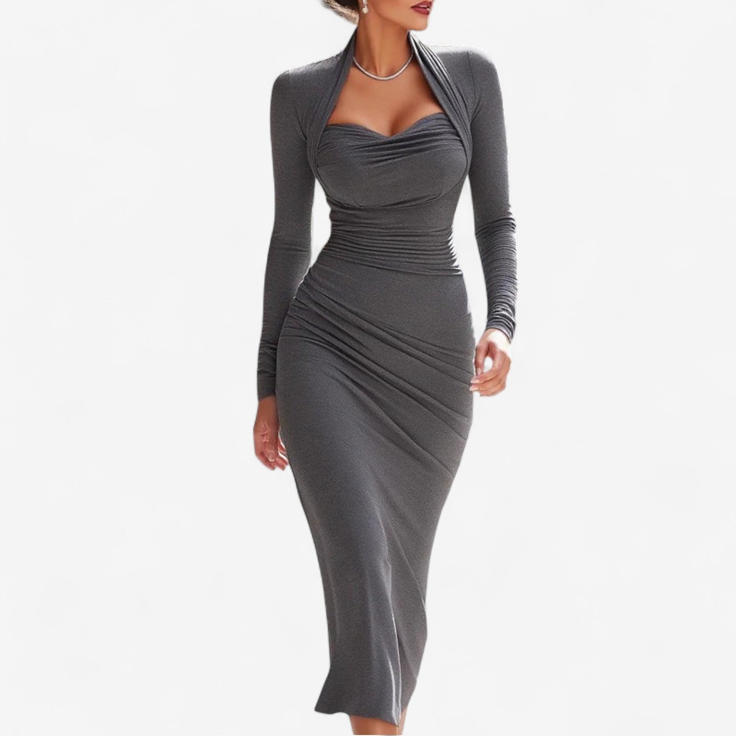 Women's Fitted Long Dress