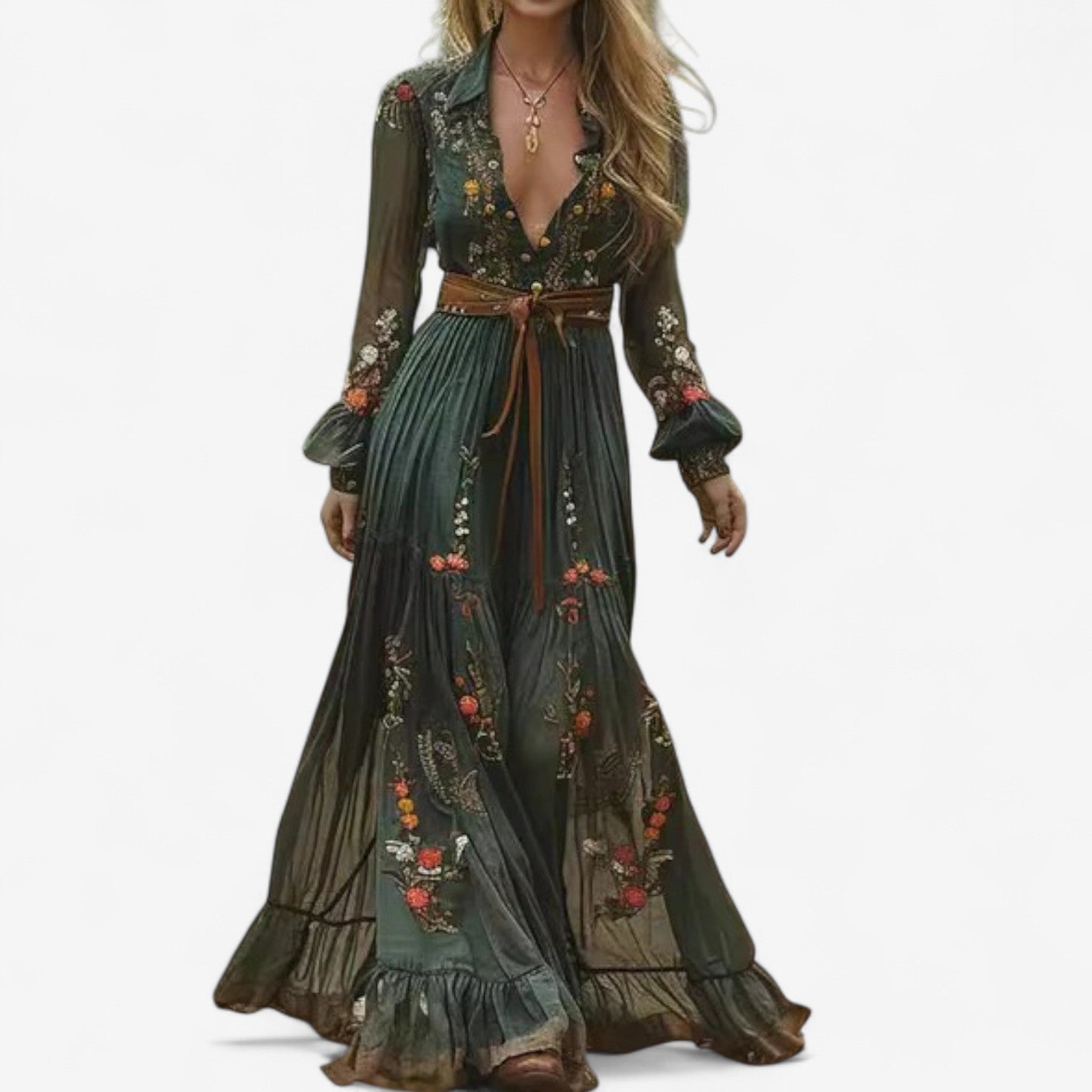 Women's Floral Maxi Dress