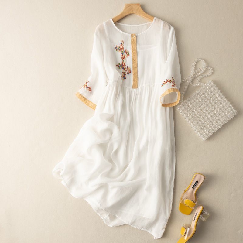 Women's Pattern Relaxed Midi Dress