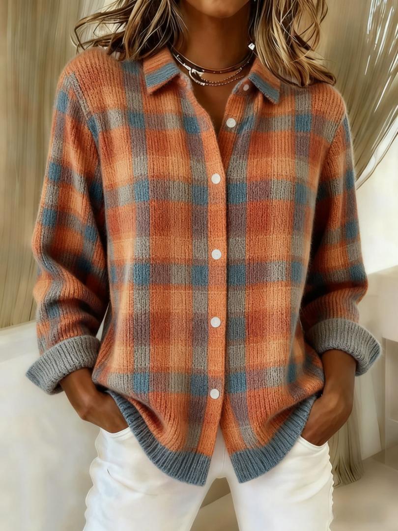 Women's Checkered Blouse