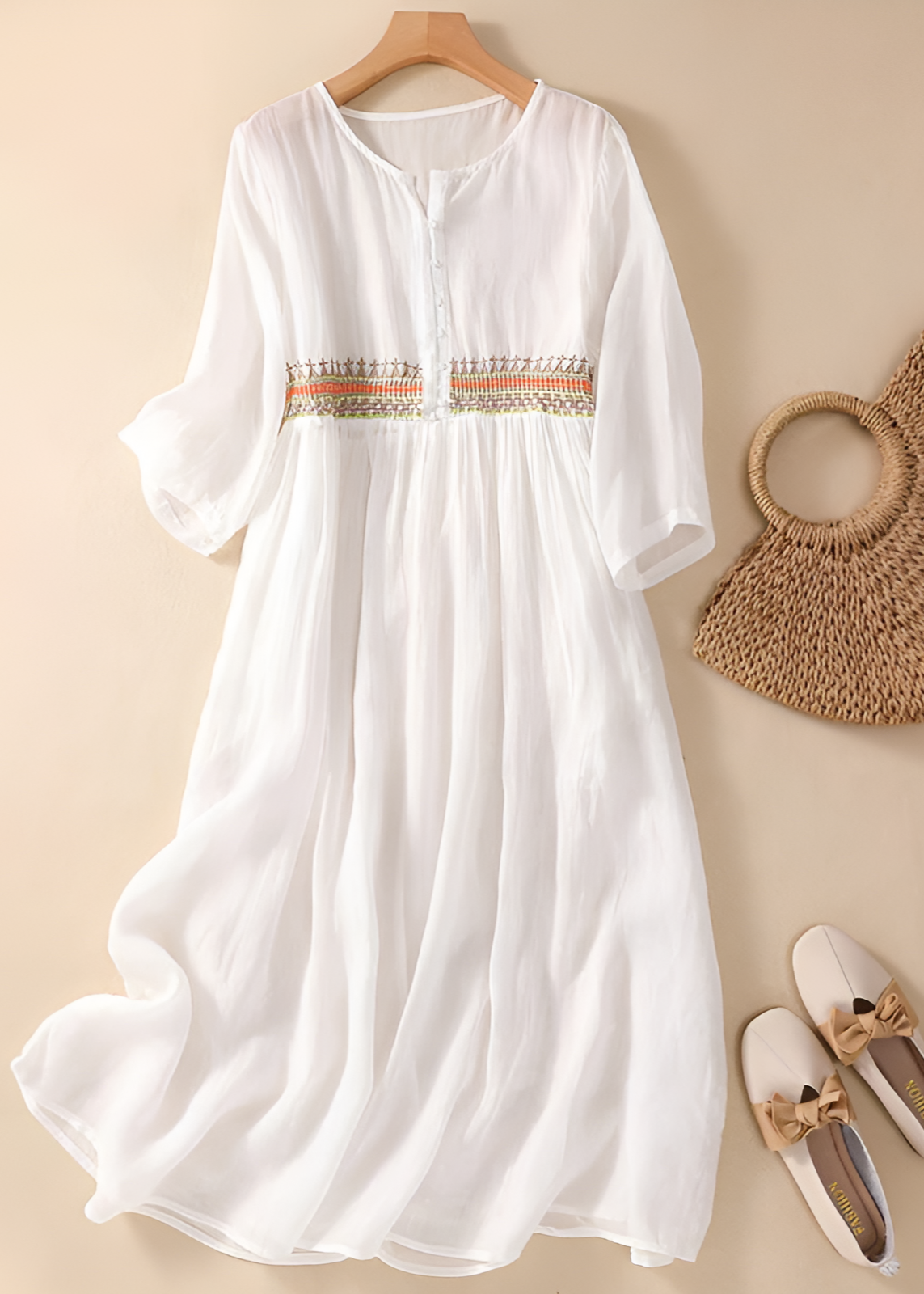 Women's Pattern Midi Dress