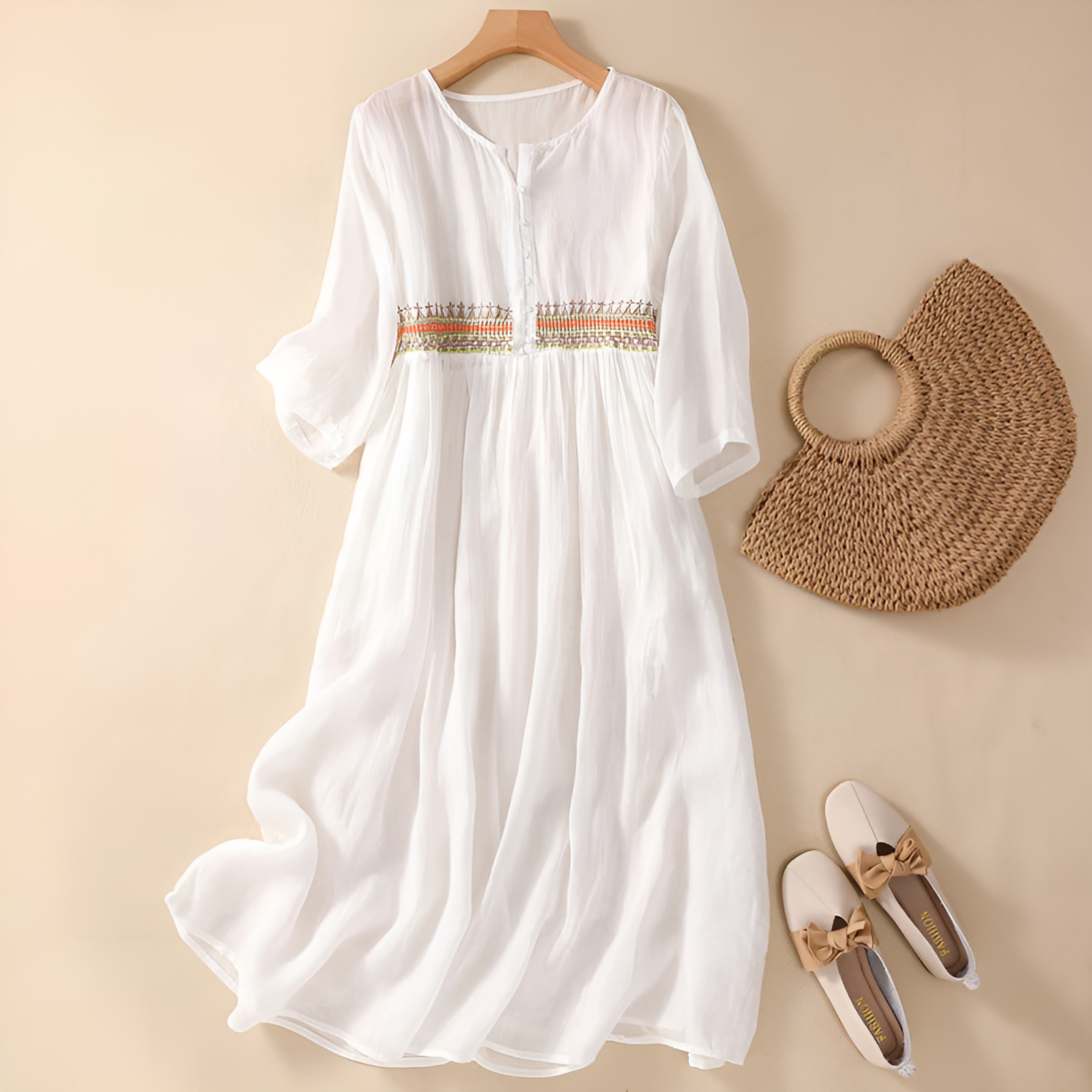 Women's Pattern Midi Dress