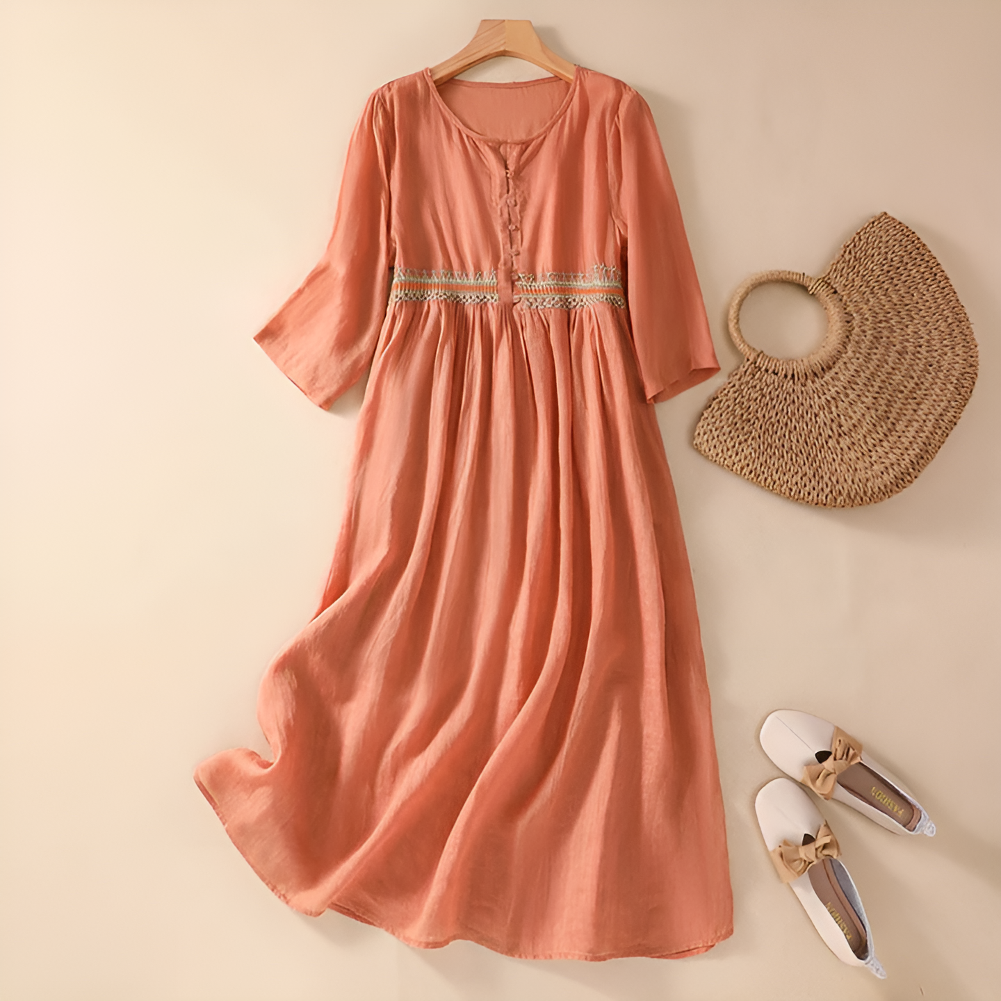 Women's Pattern Midi Dress