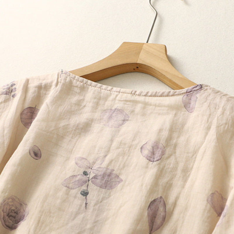Women's Floral Relaxed Blouse