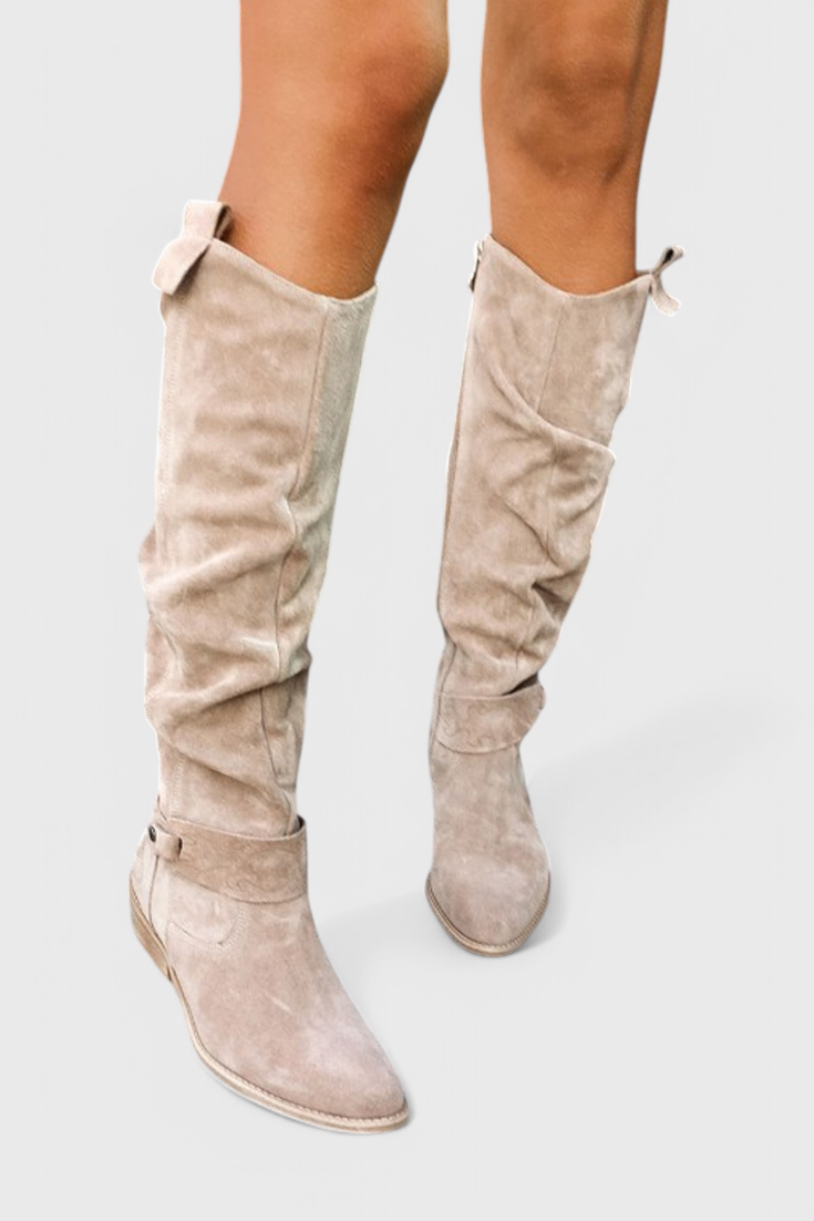 Women's Retro-Inspired High Boots
