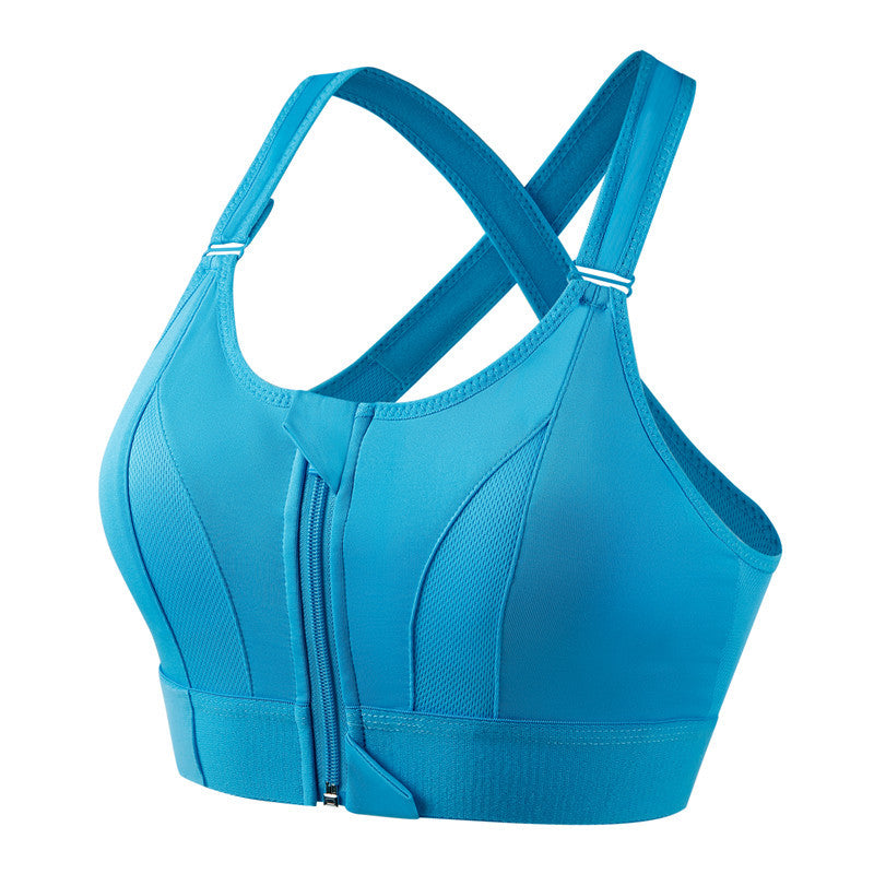 Women's Zip-Front Comfort Bra with Support