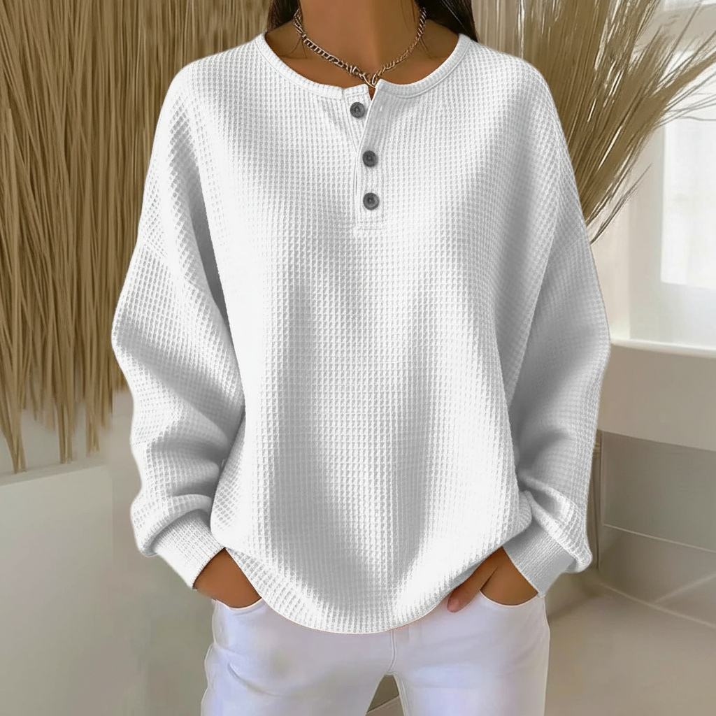 Women's Cozy Waffle Sweater