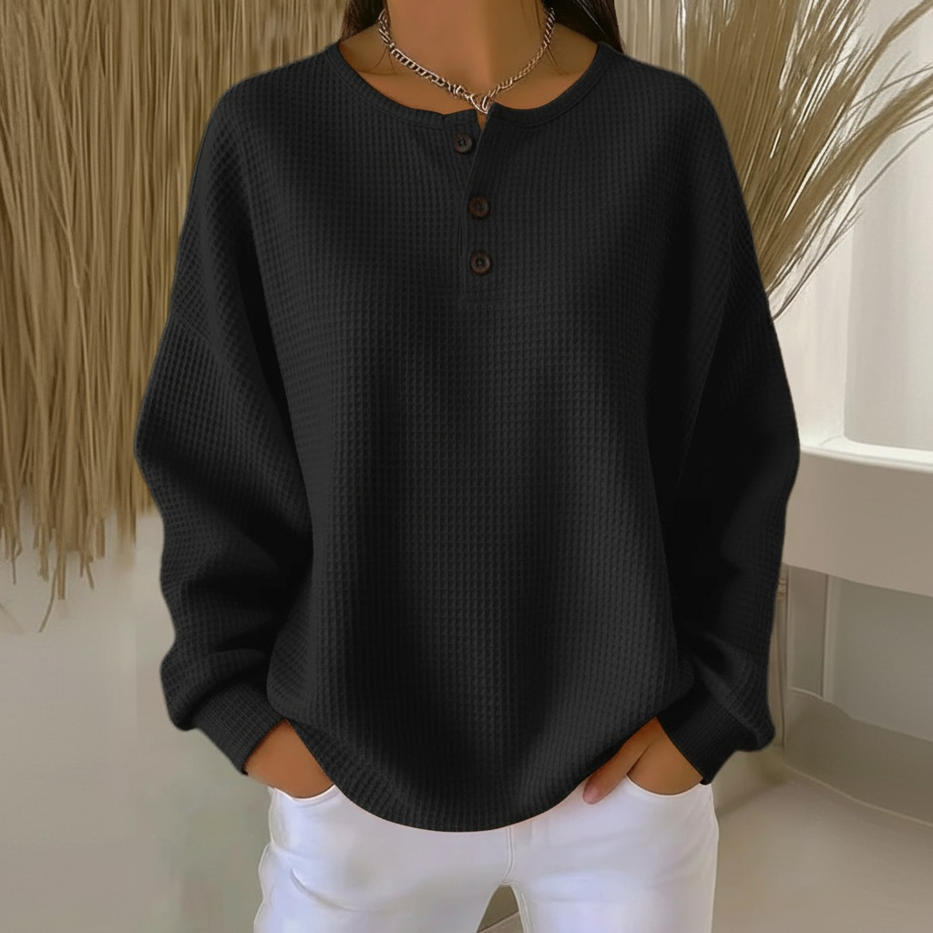 Women's Cozy Waffle Sweater