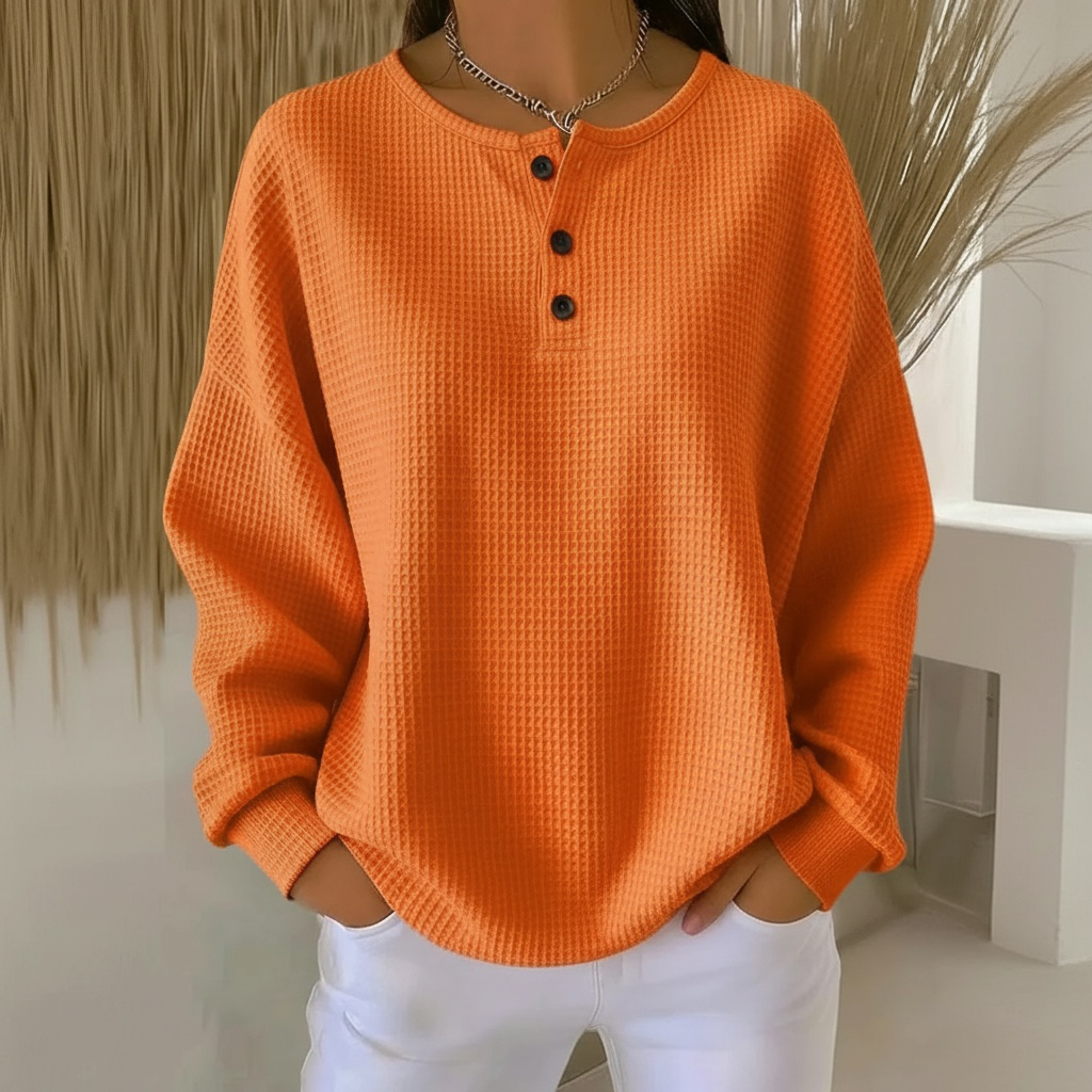 Women's Cozy Waffle Sweater