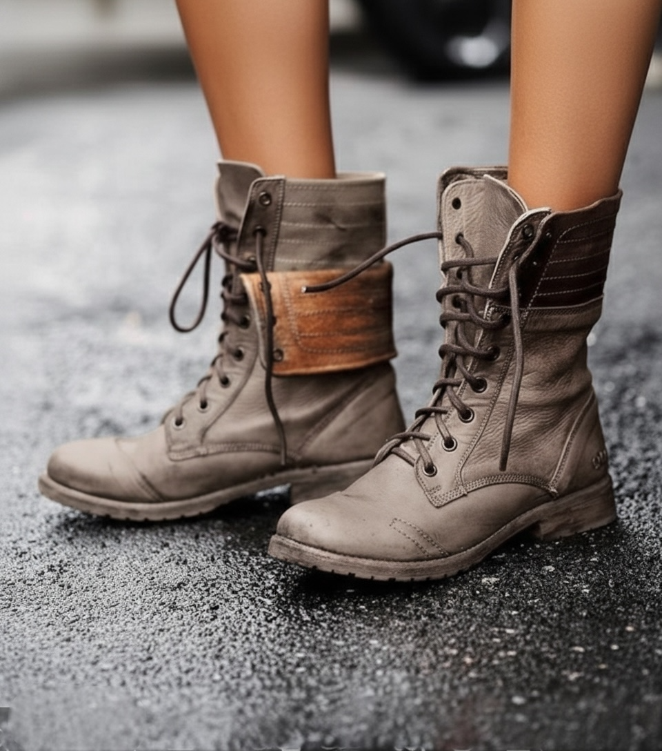 Women’s Vintage Lace-Up Boots