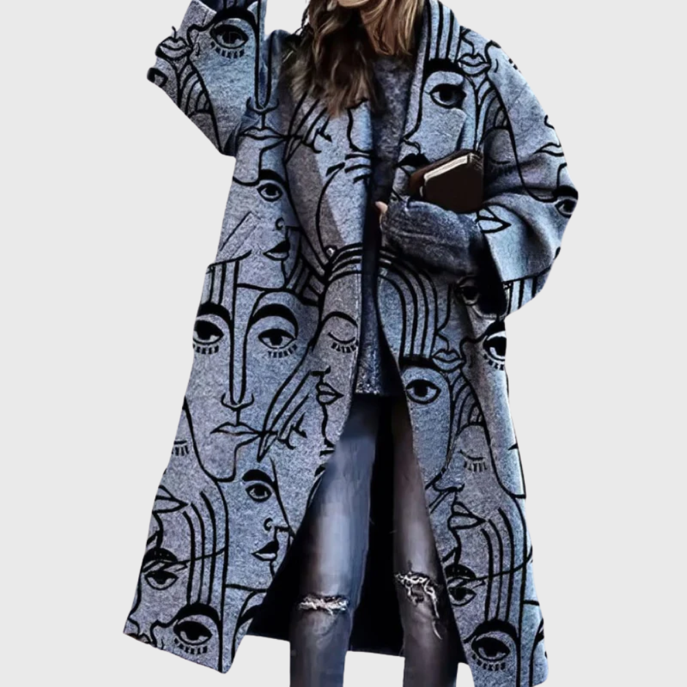 Women's Elegant Longline Coat
