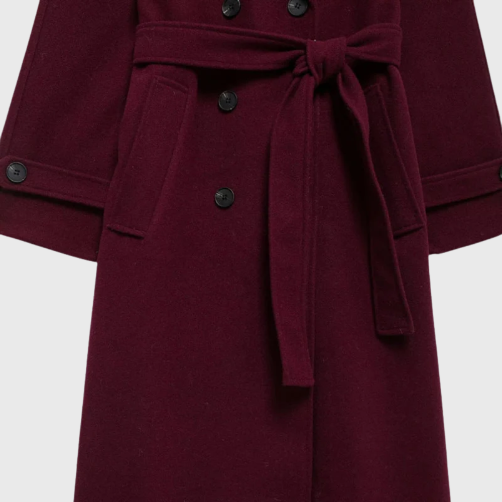 Women's Longline Wool Overcoat