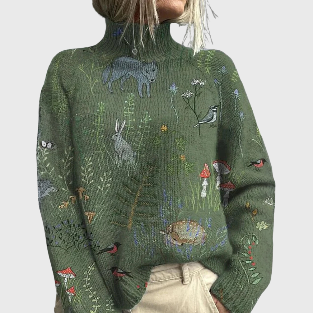 Women's Warm Turtleneck Sweater
