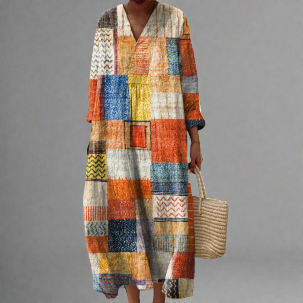 Women's Elegant Geometric Dress