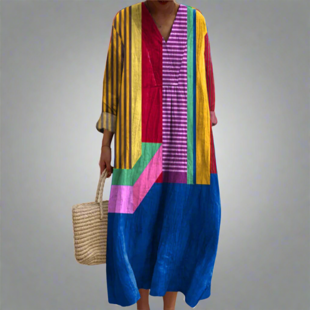 Women's Elegant Geometric Dress