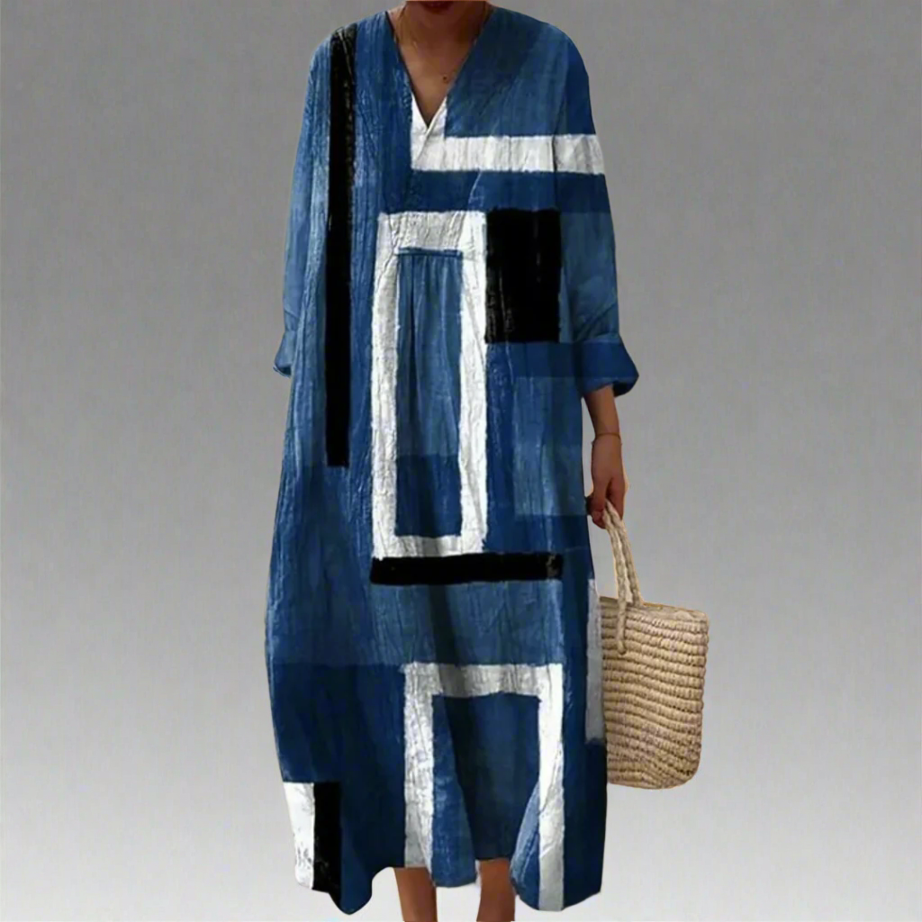 Women's Elegant Geometric Dress