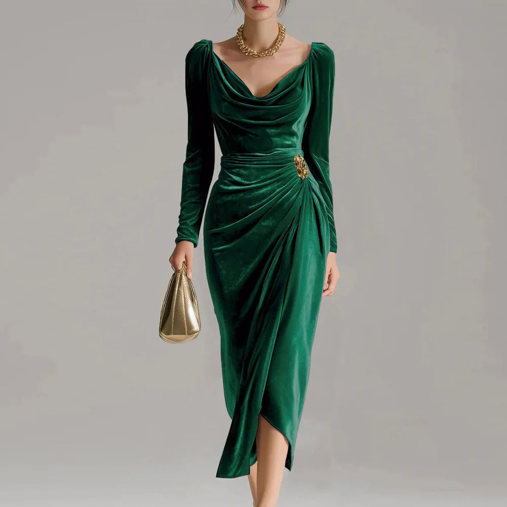 Women's Elegant Midi Dress