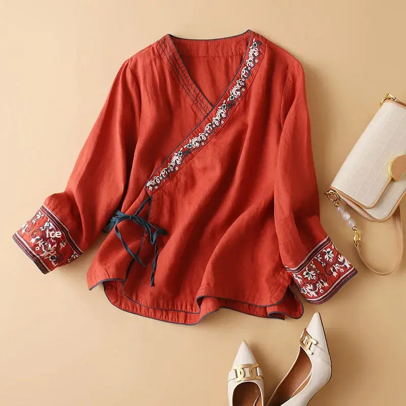 Women's Relaxed Pattern Breeze Blouse