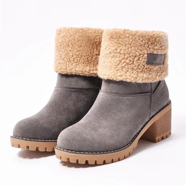 Women's Mid-Calf Wool Boots