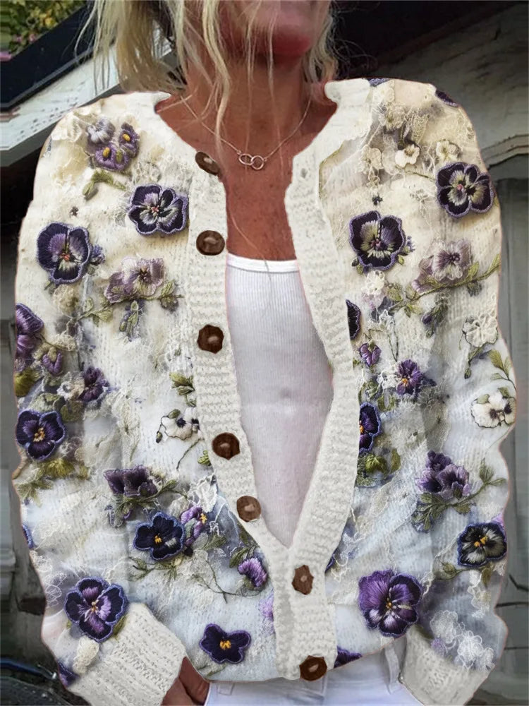 Women's Loose fitting cardigan