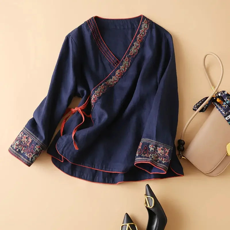 Women's Relaxed Pattern Breeze Blouse
