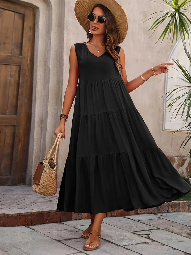 Women's Colorful Maxi Dress