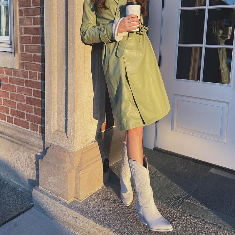 Women's Elegant Metallic Cowboy Boots