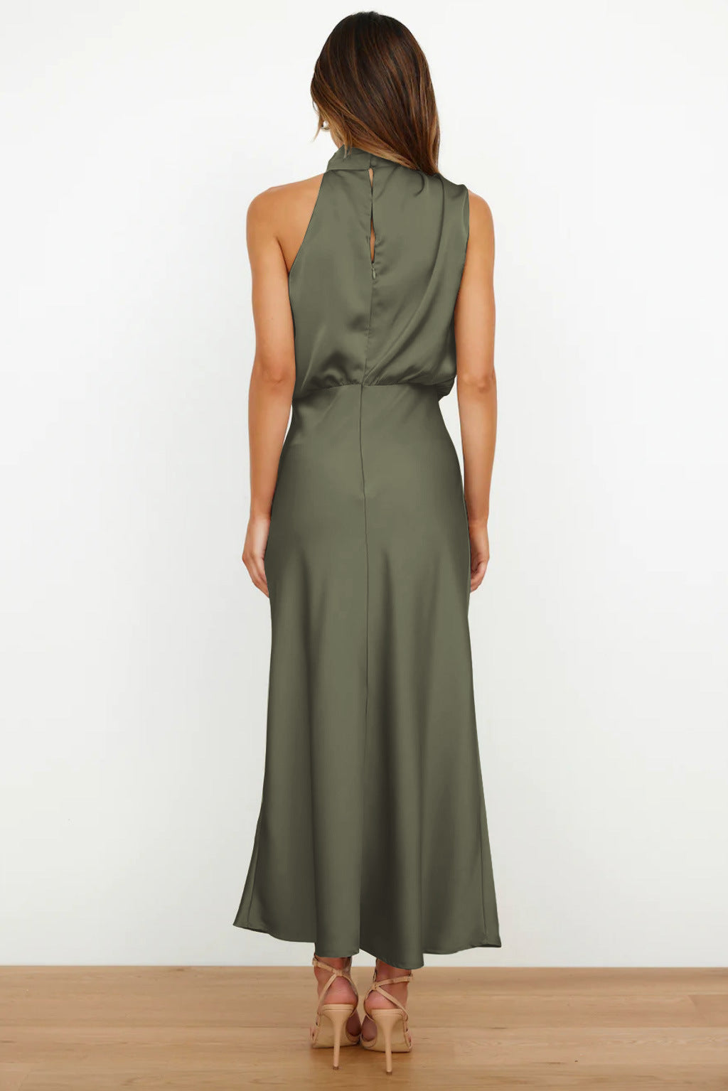 Women's Elegant Halter Evening Dress