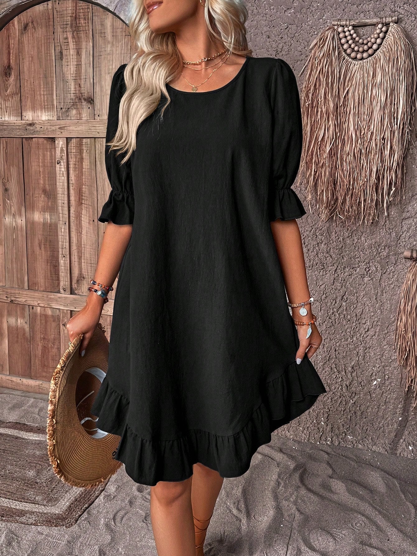 Women's Tummy Covering Summer Dress