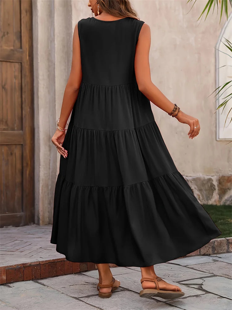 Women's Colorful Maxi Dress