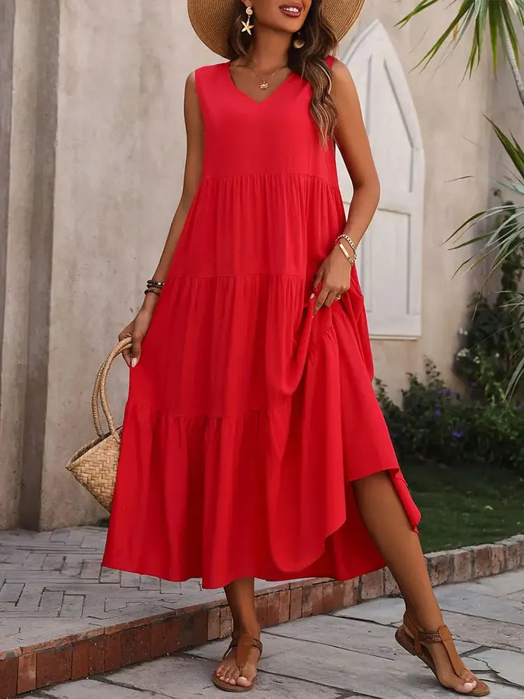 Women's Colorful Maxi Dress