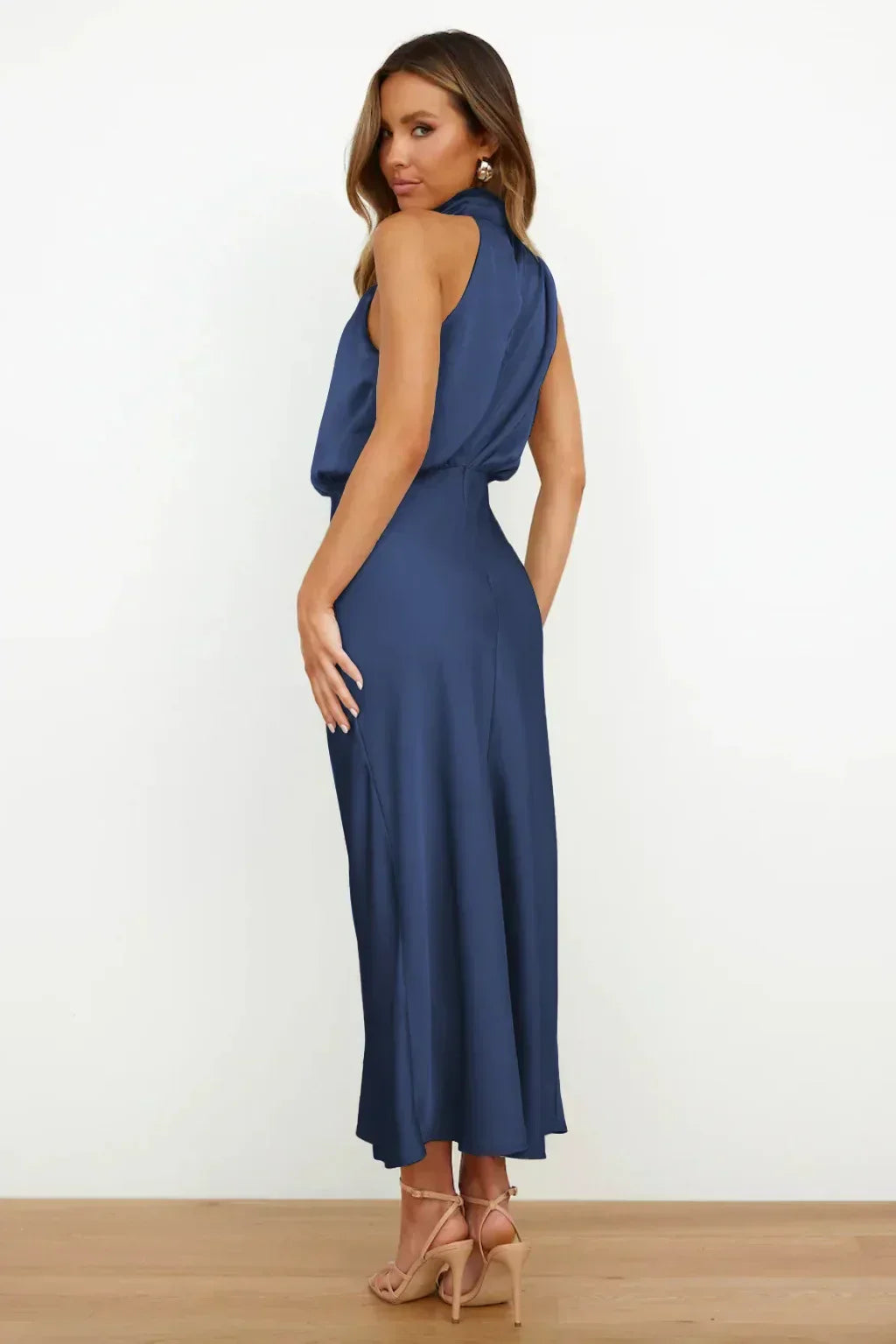 Women's Elegant Halter Evening Dress