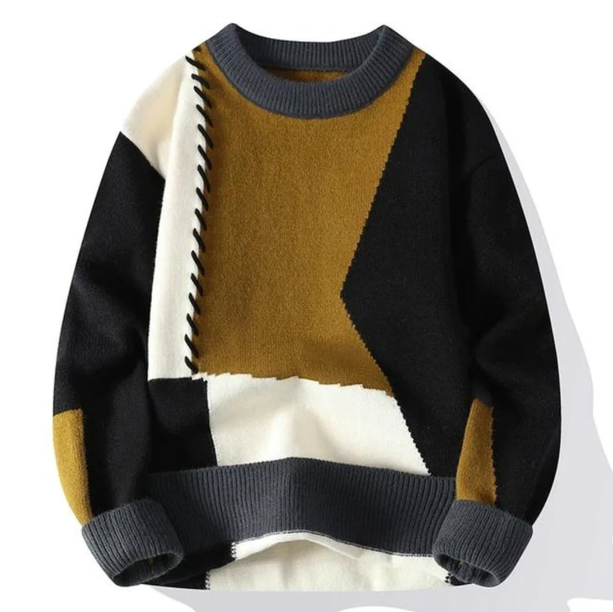 Women's Patchwork Sweater