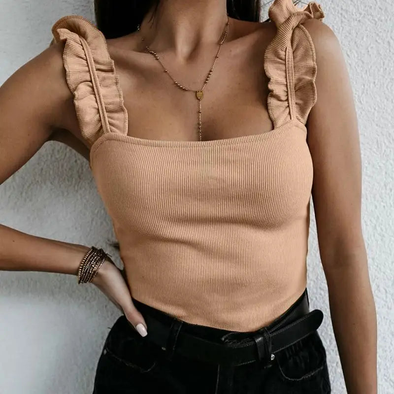 Women's Delightful Ruffled Summer Top
