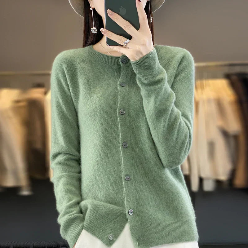 Women's Buttoned Cardigan